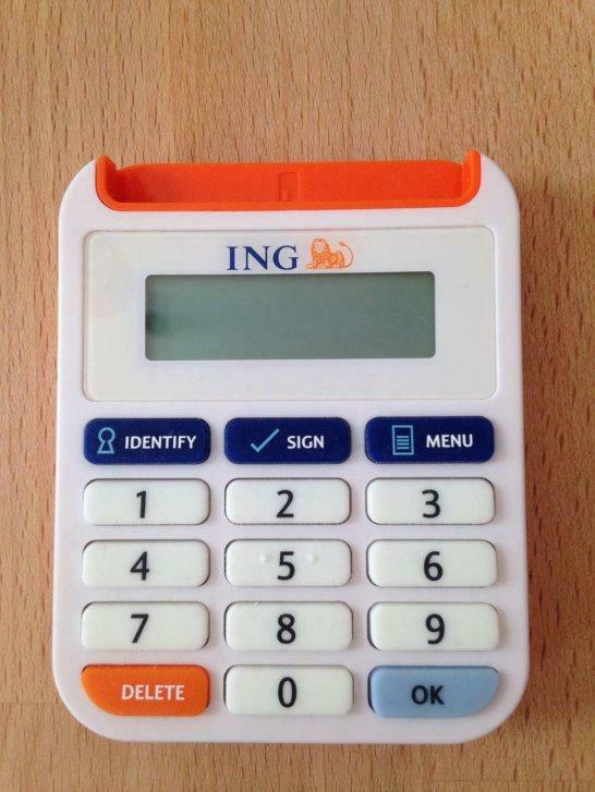 ING Bankkaartlezer, Ophalen, Nieuw