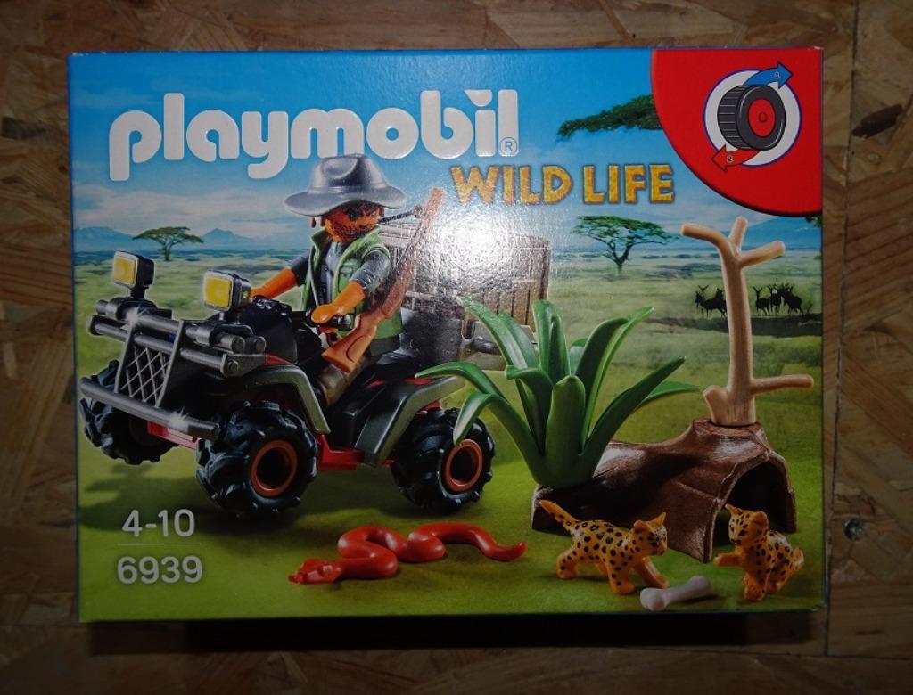 Playmobil Wild LifeStroper met quad - 6939 (nieuw), Ophalen of Verzenden, Nieuw, Complete set