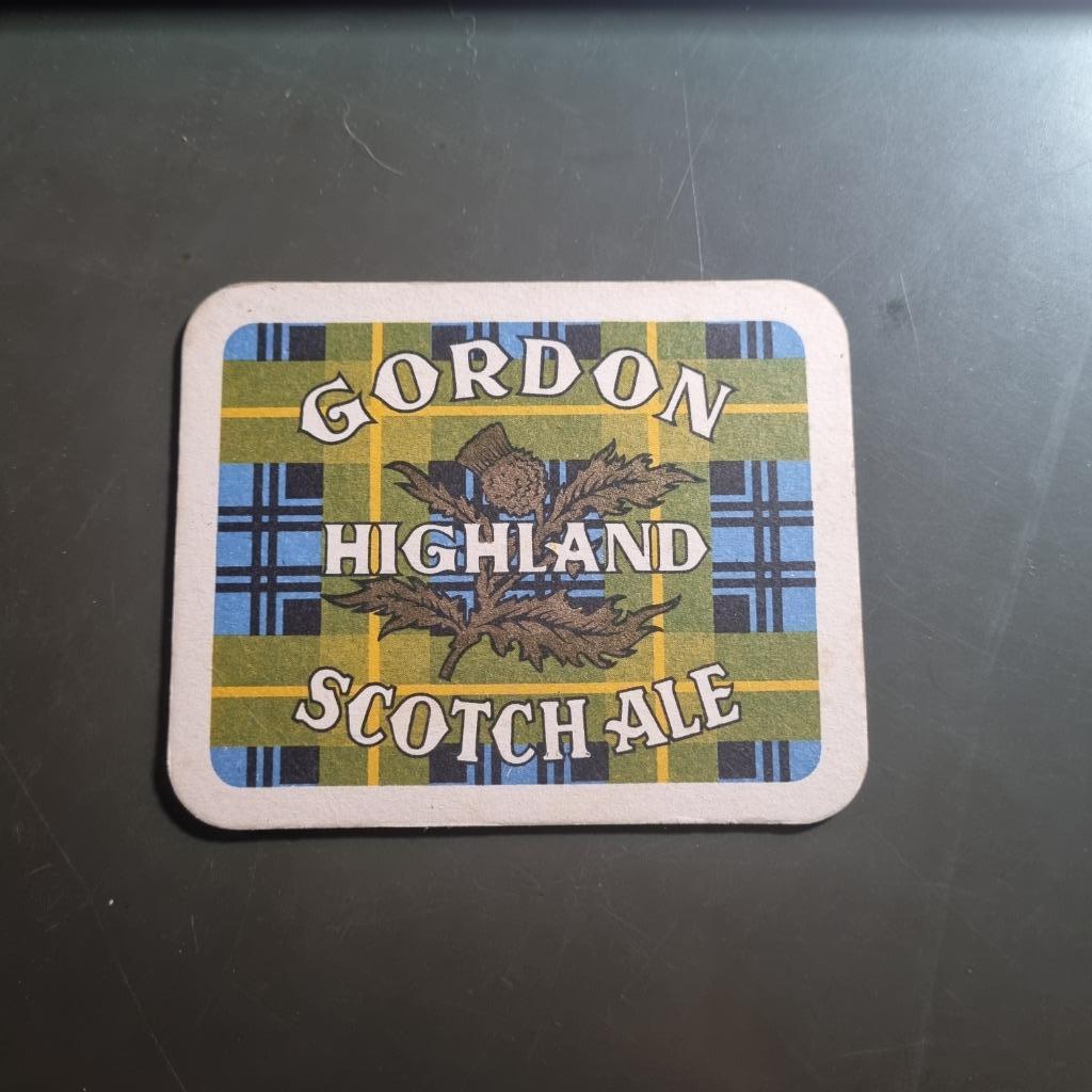 Sous Bock Gordon Scotch Ale (modèle 2), Enlèvement ou Envoi, Utilisé, Sous-bock, Autres marques