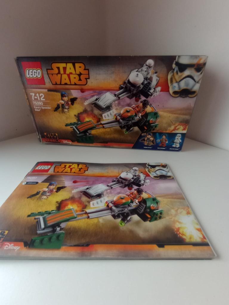 LEGO Star Wars Ezra’s Speeder Bike (75090), Ophalen of Verzenden, Zo goed als nieuw, Complete set, Lego