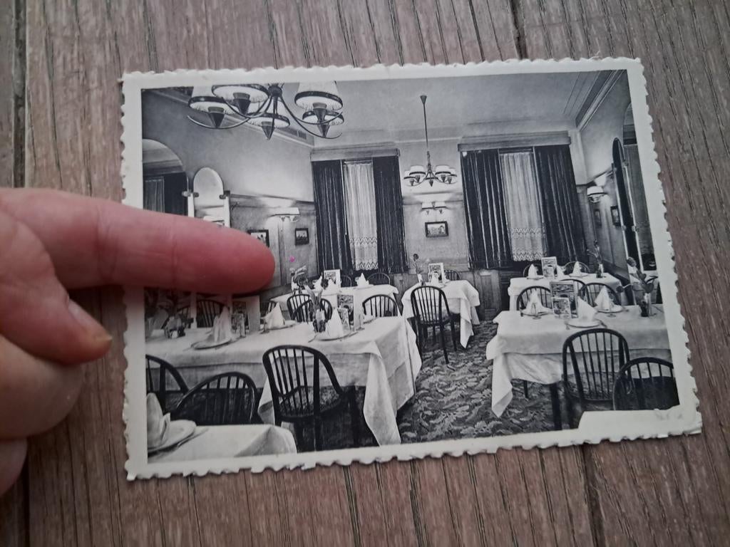 Pk : Binnenzicht Rôtisserie d'Alsace, Brussel + specialiteit, Ophalen of Verzenden
