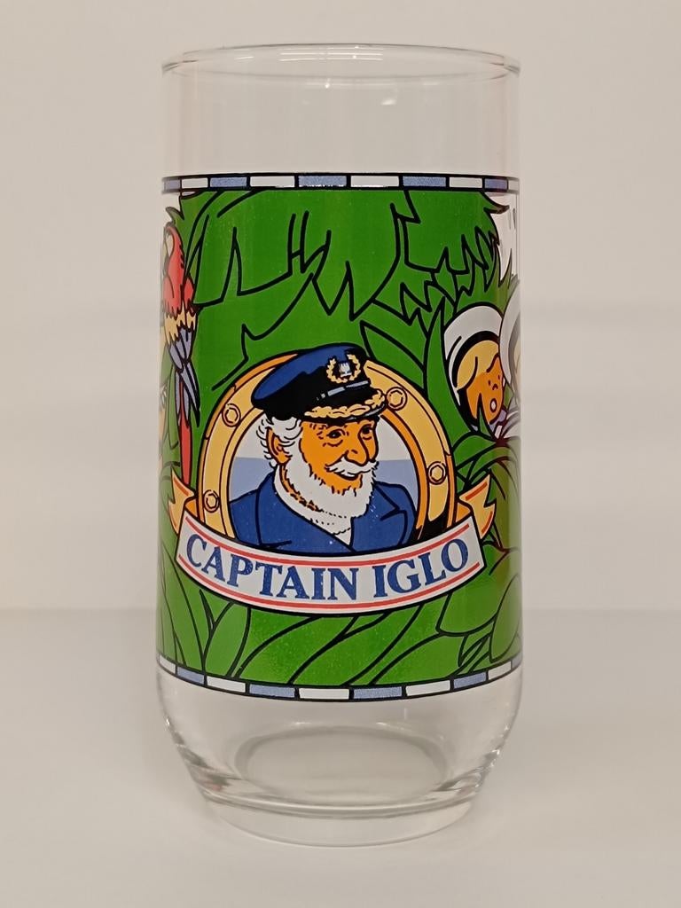 Captain Iglo vintage glas, Verzamelen, Ophalen of Verzenden, Zo goed als nieuw