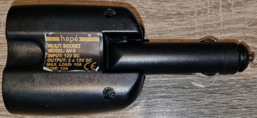 Hape 3-weg stekkerdoos AV-5 2 x 12V DC 10A, Ophalen of Verzenden, Gebruikt