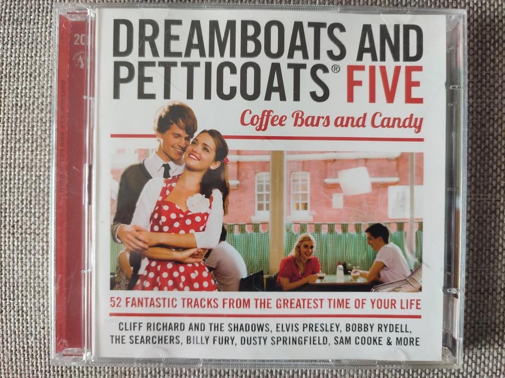 2-CD: DREAMBOATS AND PETTICOATS FIVE - COFFEE BARS AND CANDY, Ophalen of Verzenden, Zo goed als nieuw