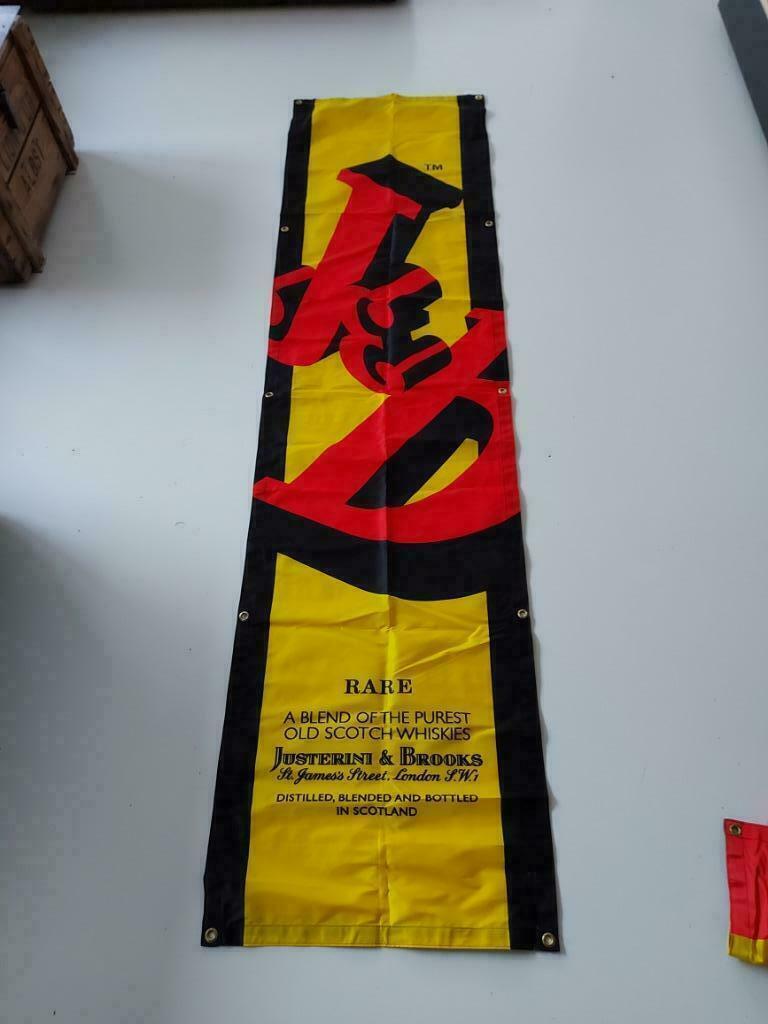 Vlag J&B Whisky 1, Verzamelen, Ophalen of Verzenden, Zo goed als nieuw, Reclamebord