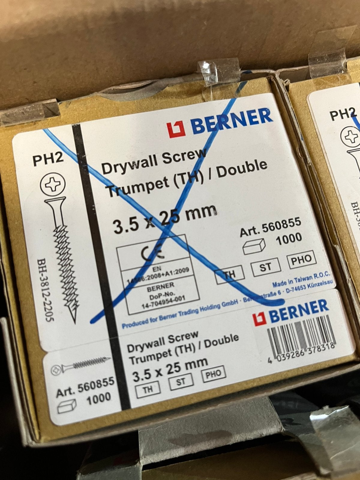 Gyoroc schroeven 3,5x25 160000, Doe-het-zelf en Bouw, Ophalen, Schroeven