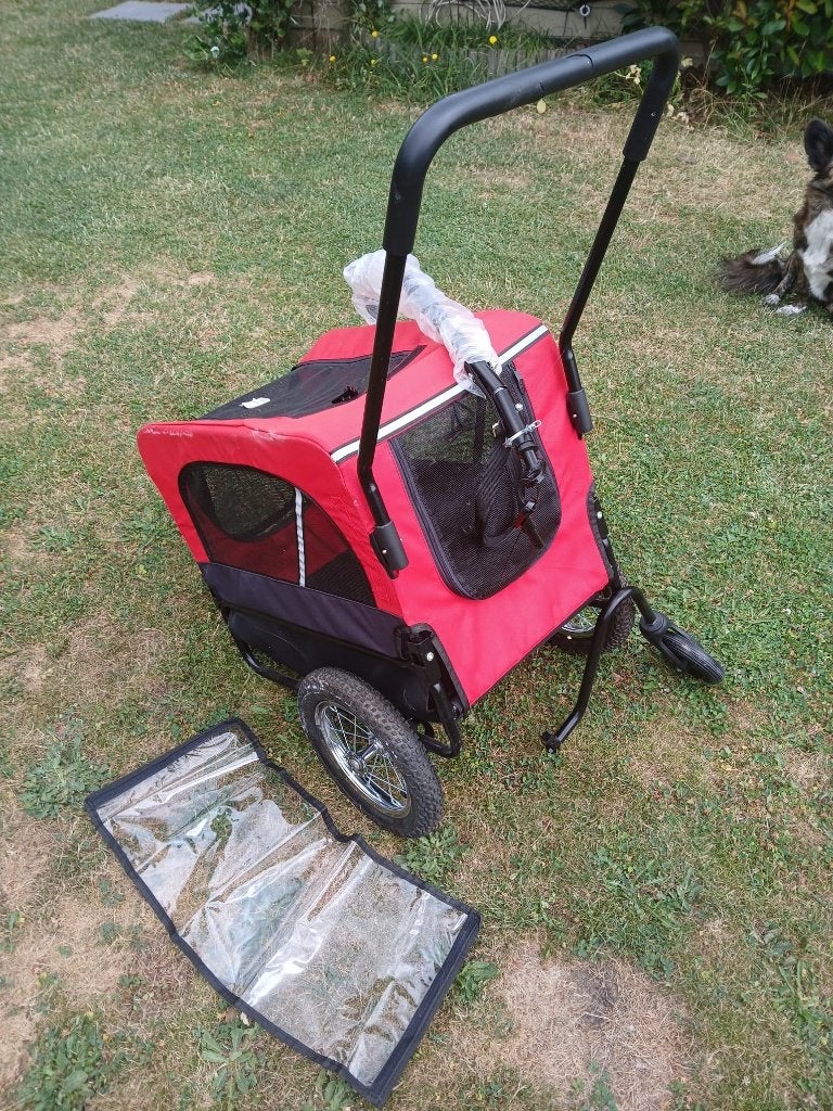 Pet trailer voor kleine hond of kat; 59 x 43 cm, Ophalen