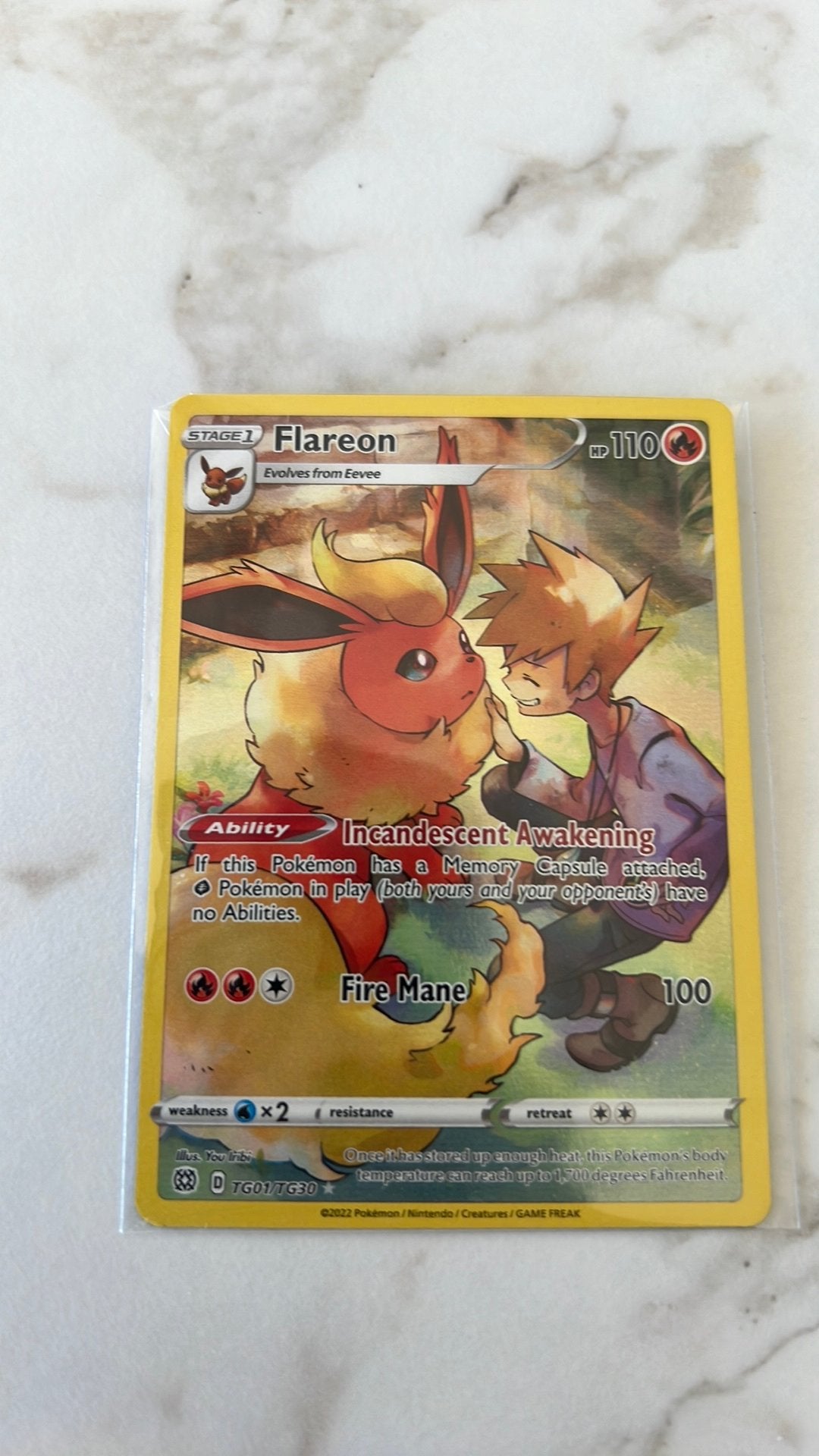 Full art flareon, Ophalen of Verzenden, Zo goed als nieuw