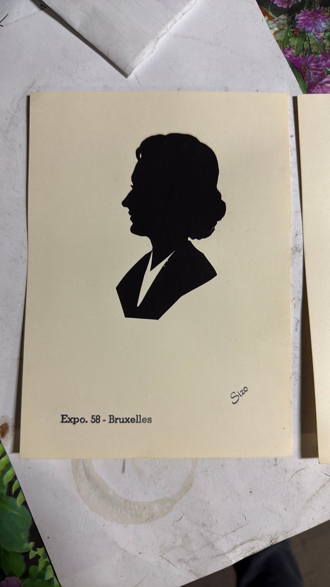 Souvenir Silhouette Expo 58, Enlèvement ou Envoi, Comme neuf