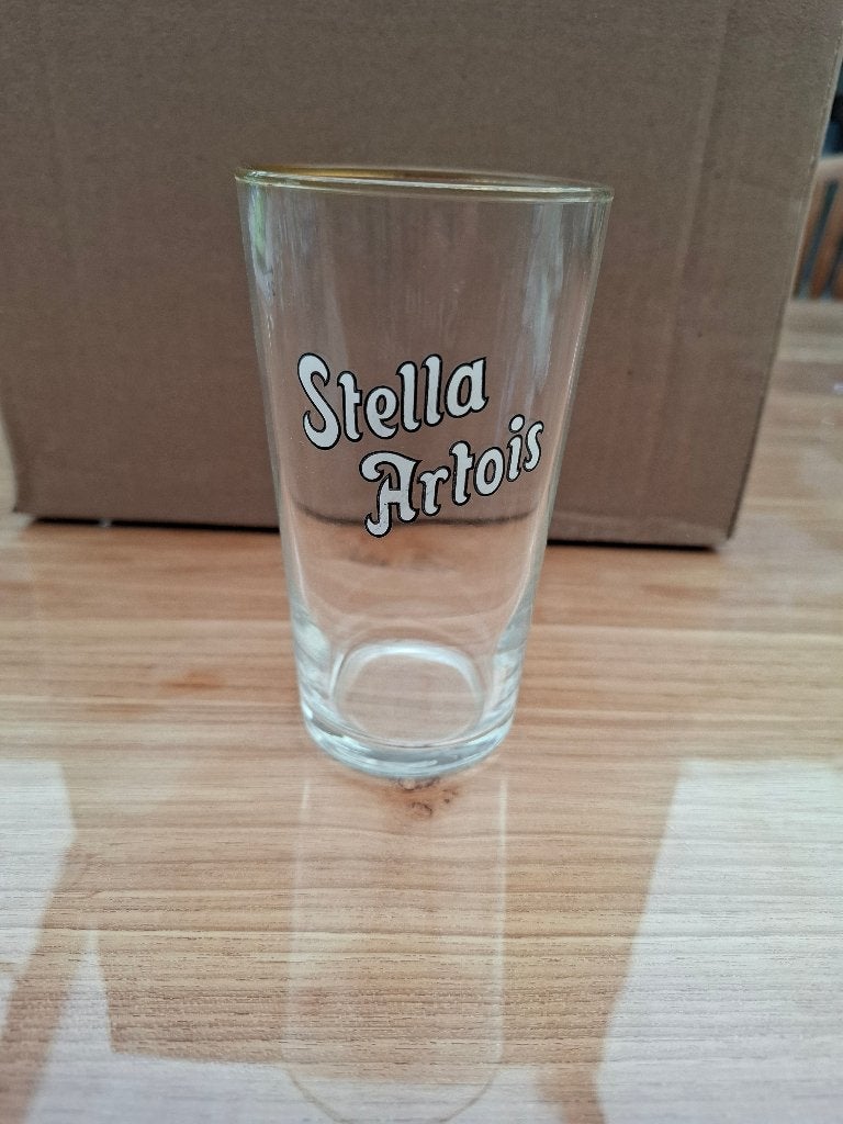 Bierglas Stella Artois, Verzamelen, Glas en Drinkglazen, Ophalen, Gebruikt, Bierglas