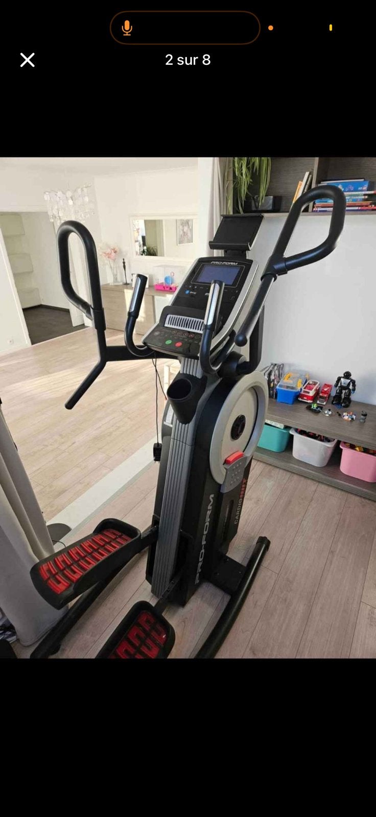 Machine de sport moderne, Ophalen, Zo goed als nieuw