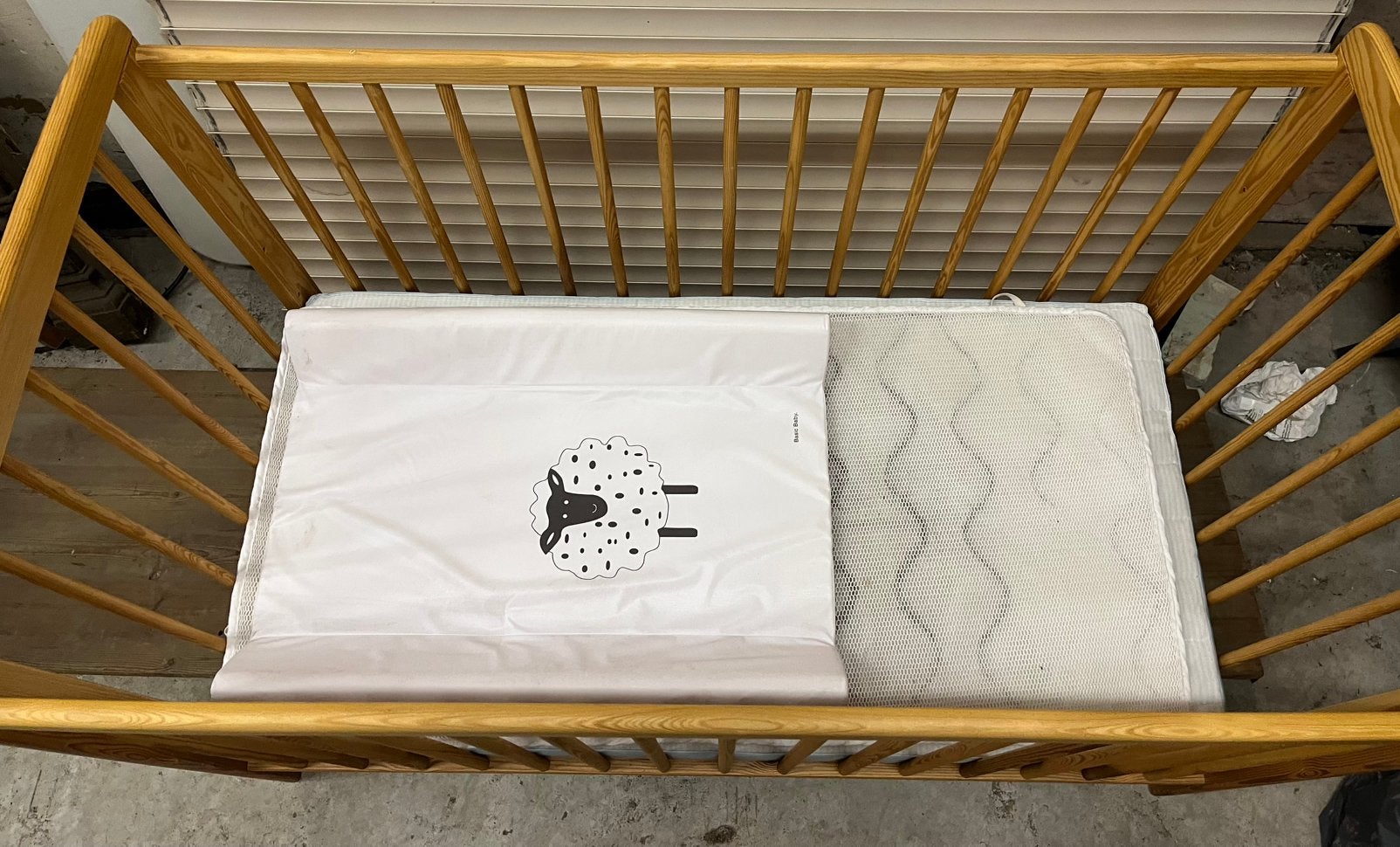 Babypark met matras in goede staat met verschoonkussen, Ophalen of Verzenden, Gebruikt