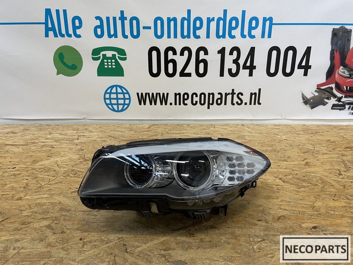 BMW 5 SERIE F10 F11 XENON LED KOPLAMP LINKS COMPLEET 7203245, -, Utilisé, -, Enlèvement ou Envoi