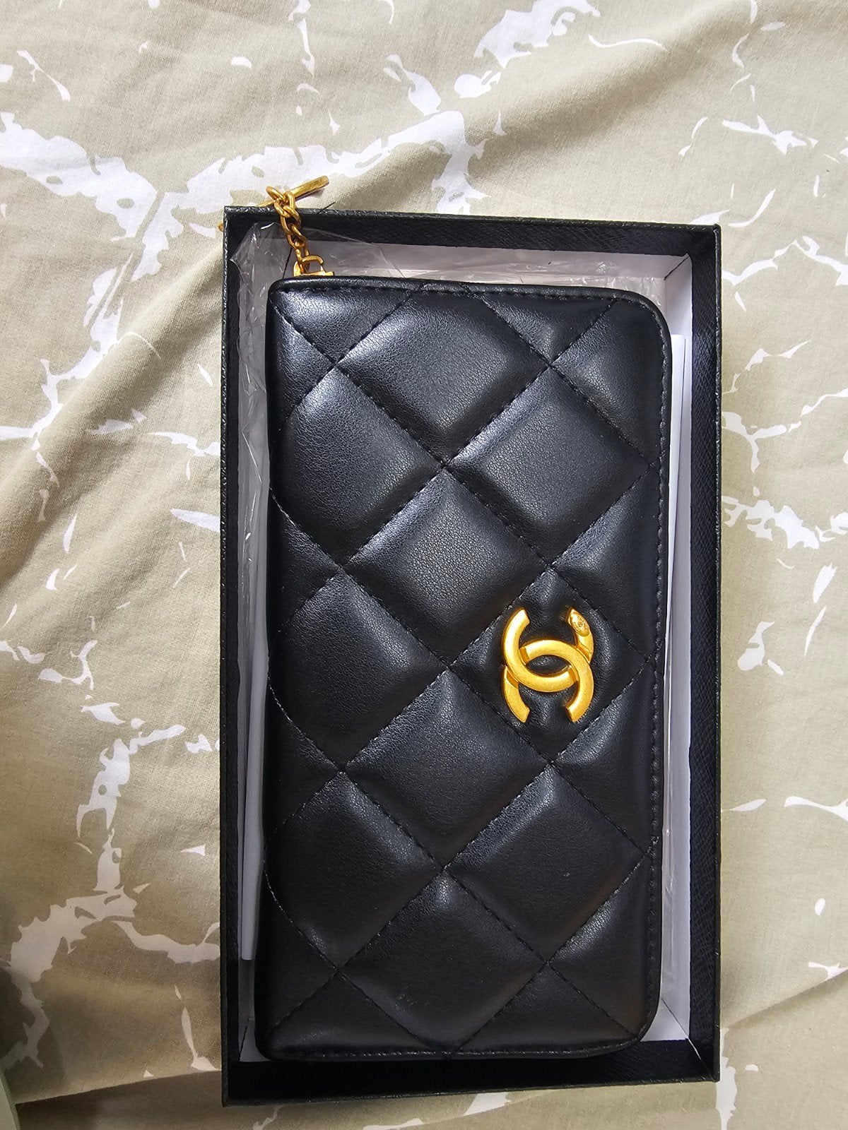 Portefeuille noir élégant pour femme - Nouveau - Design de l, Bijoux, Sacs & Beauté, Porte-monnaie & Portefeuilles, Neuf, Autres marques