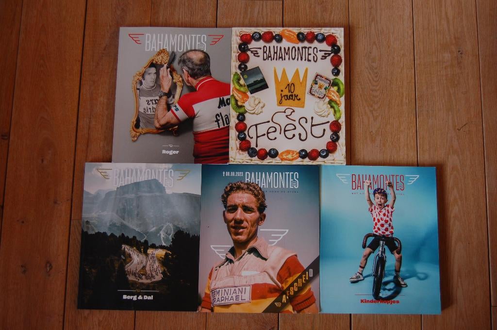 Bahamontes, wielertijdschrift, 5 stuks, Boeken, Sportboeken, Ophalen, Gelezen