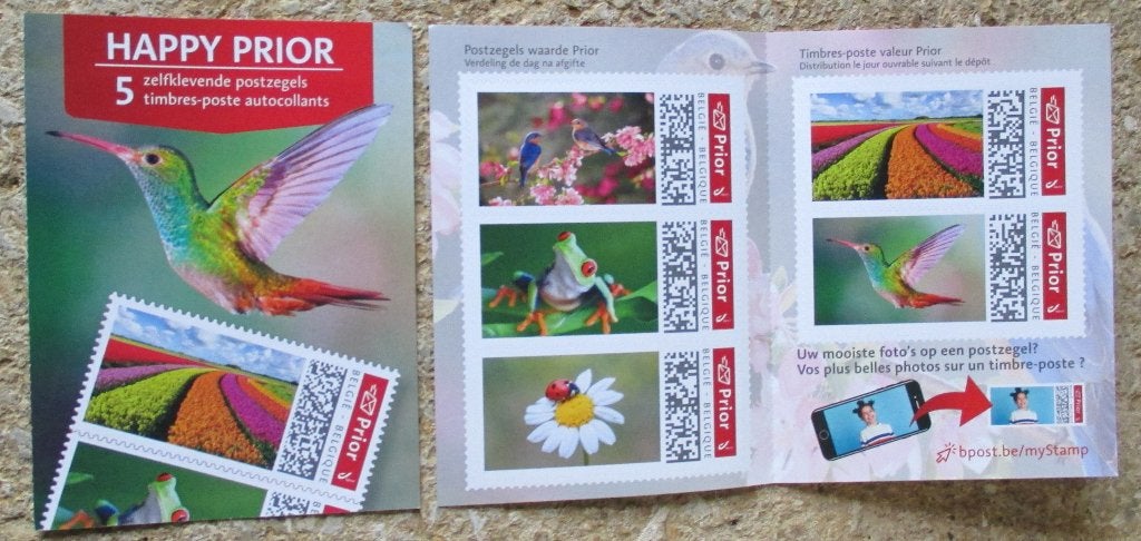 1 boekje happy prior, Frankeerzegel, Ophalen of Verzenden, Zonder stempel, Postfris