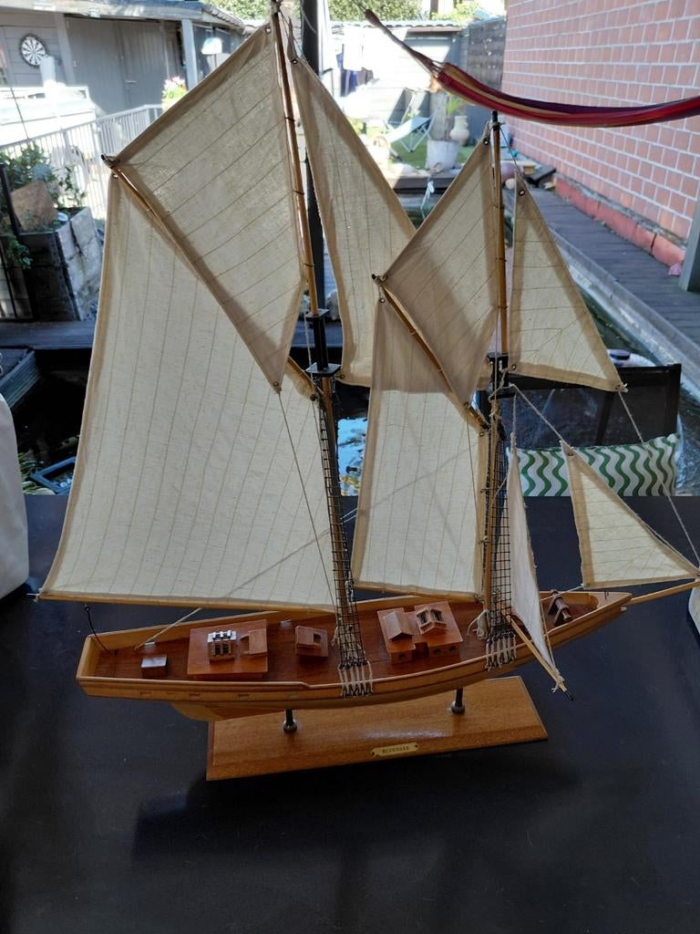 Modelbouw zeilboot, Ophalen