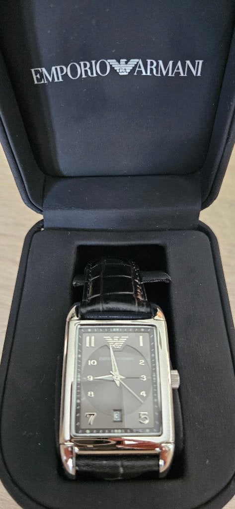 Montre Armani, Montre-bracelet, Autres marques, Enlèvement ou Envoi, Cuir