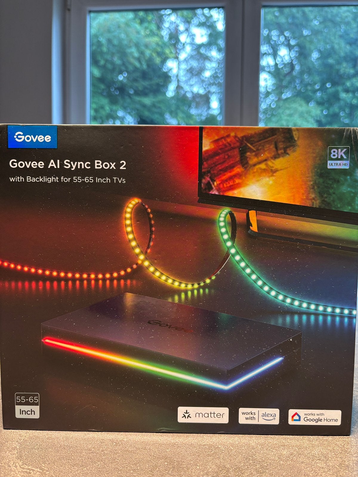 Govee AI Sync Box 2 – pour TV 65 pouces, Enlèvement, Comme neuf