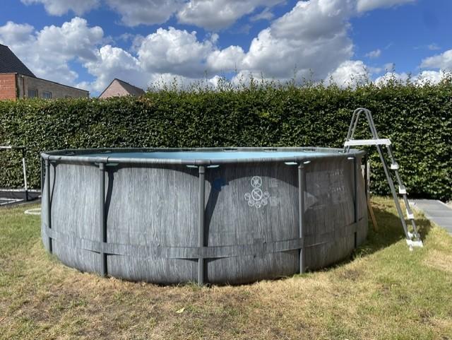 zwembad Intex 457x122 cm, Tuin en Terras, Ophalen, Zo goed als nieuw