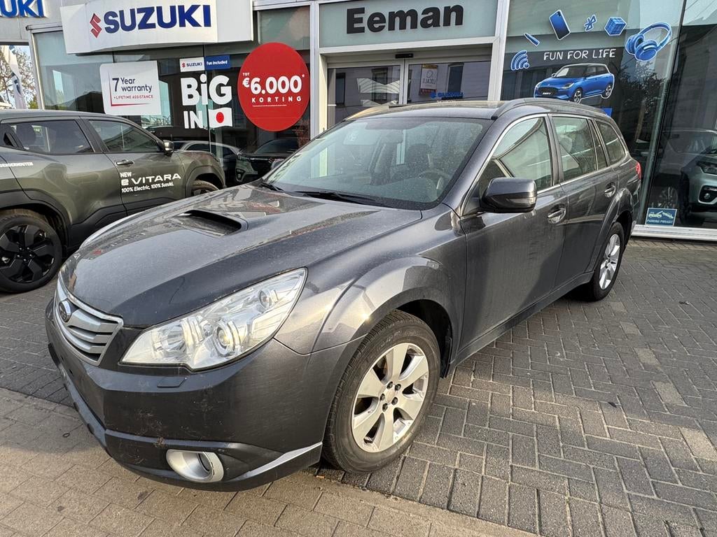 Subaru Outback 2.0 Turbo Diesel executive 150 pk. 4x4, Auto's, Euro 5, Zwart, 4 cilinders, Leder