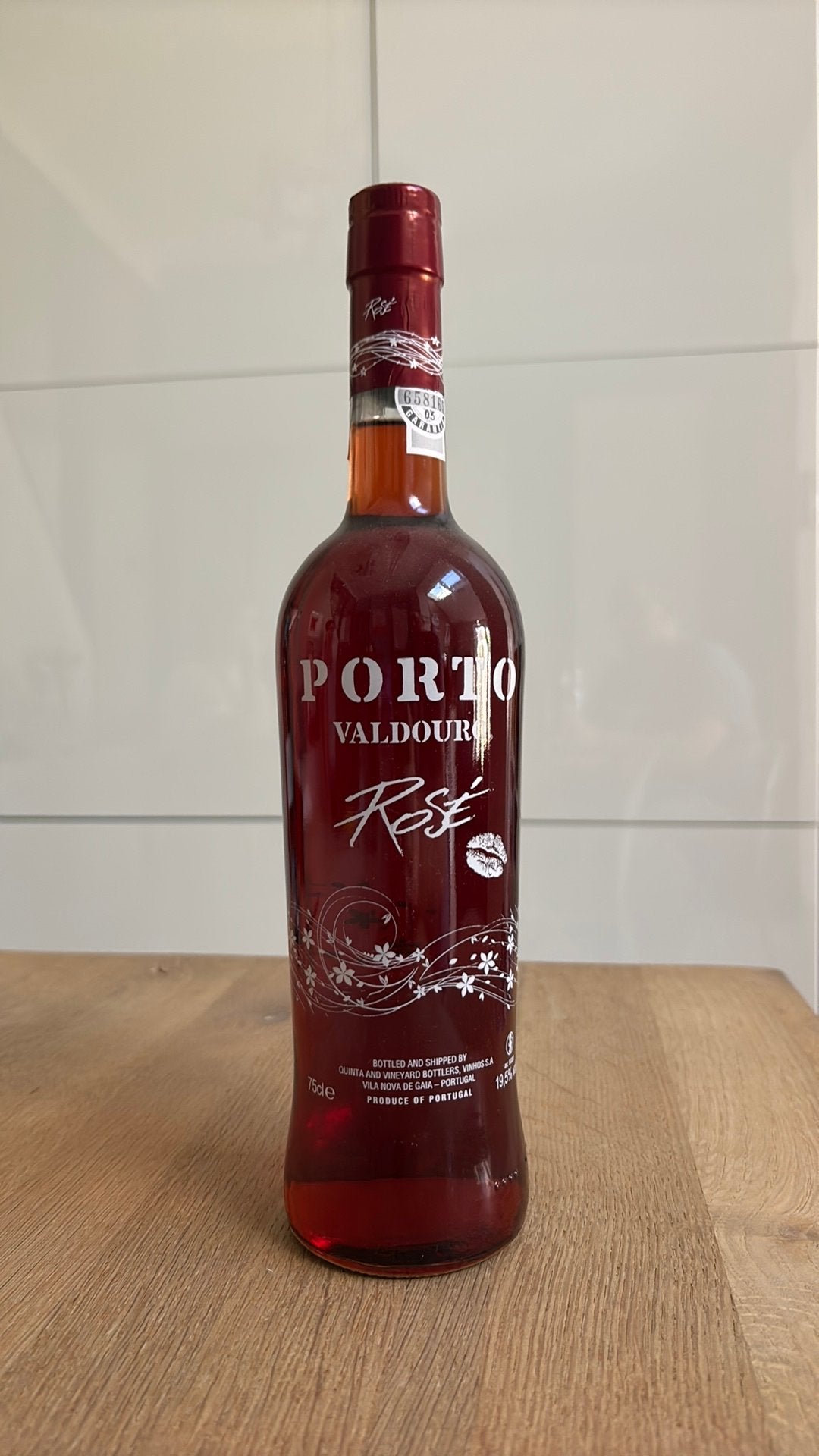 Bouteille de Porto Valdouro Rosé 75cl neuf, Collections, Neuf, Autres régions, Pleine, Enlèvement