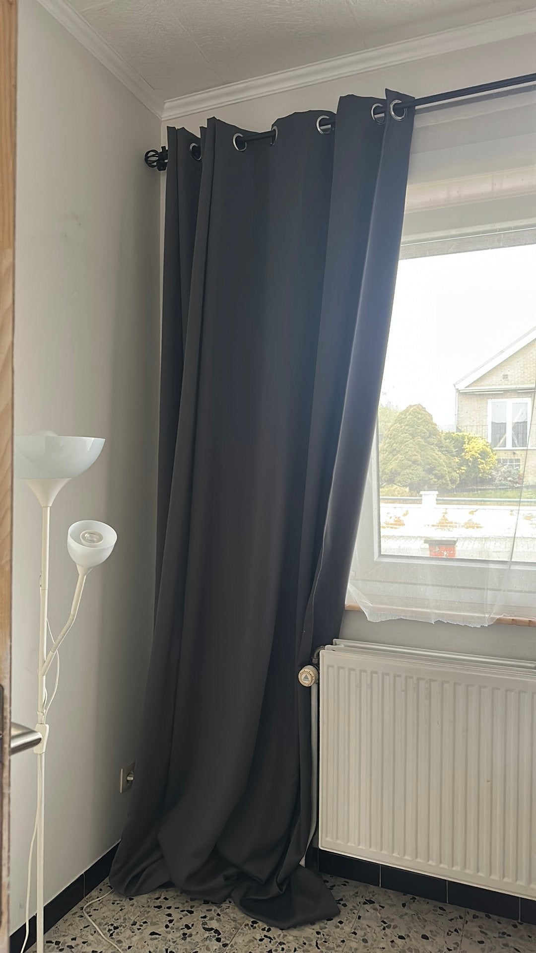 Rideaux gris ikea, IKEA, Enlèvement ou Envoi, Comme neuf, Gris