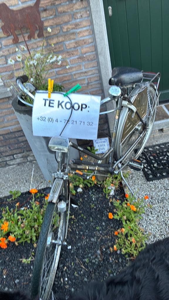 Damesfiets, Ophalen, Zo goed als nieuw
