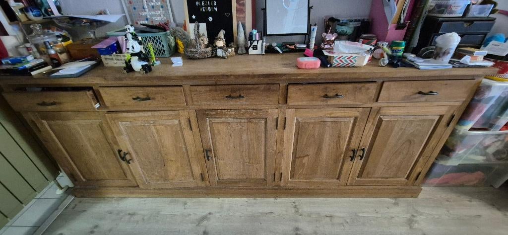 Dressoir Teak, Ophalen, Gebruikt, Met deur(en), Teakhout