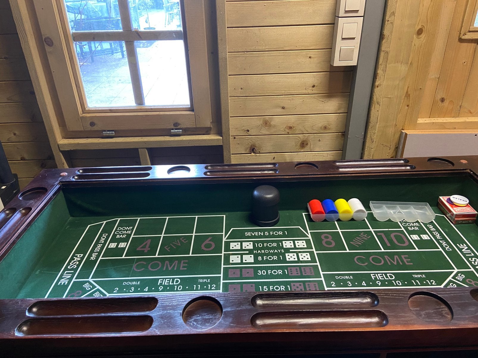 Speeltafel of goktafel voor roulette, blackjack, etc, Enlèvement, Utilisé