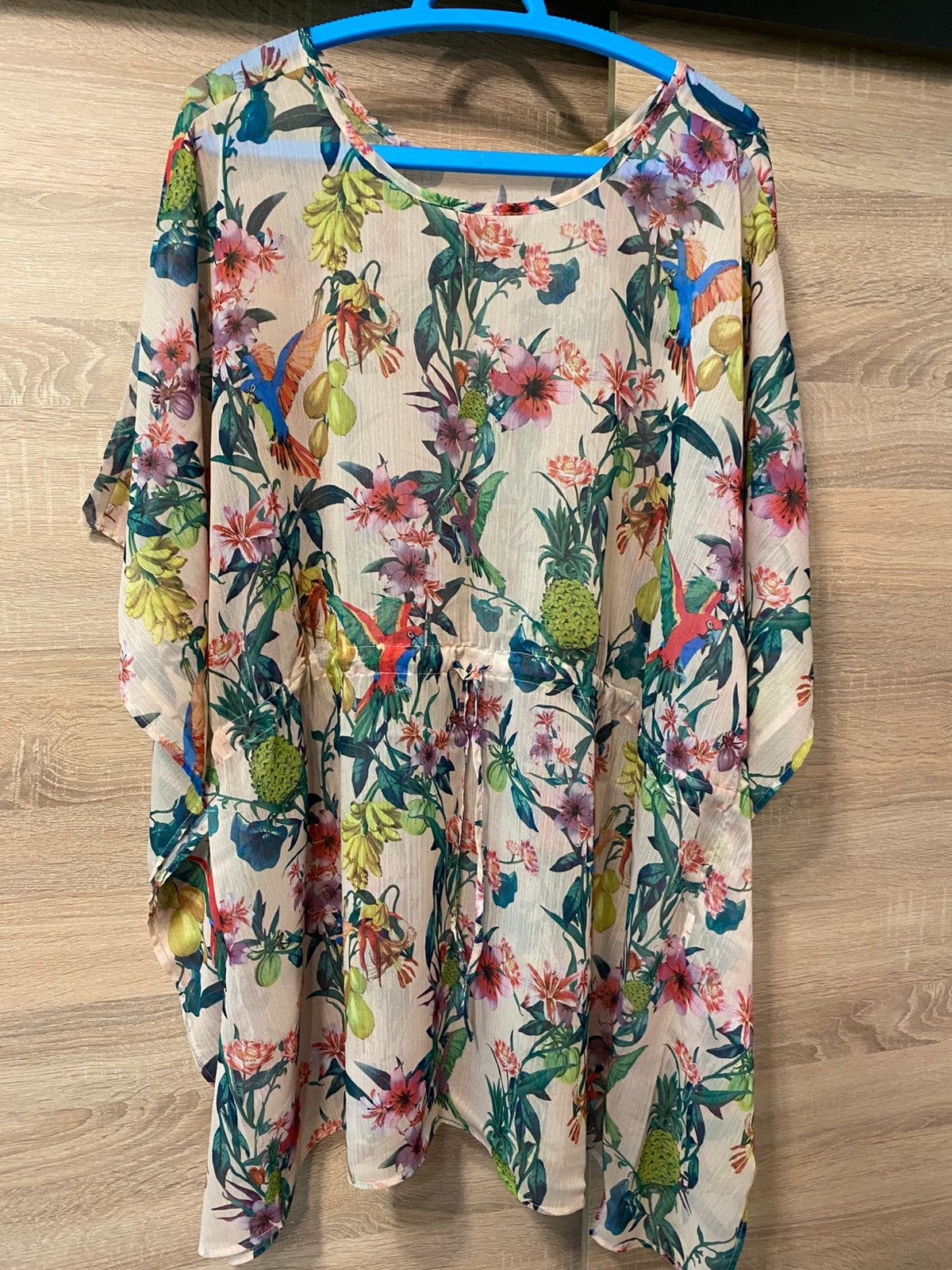Zomerblouse mouwloos m54/56, Kleding | Dames, Grote Maten, Ophalen of Verzenden, Nieuw, Meerkleurig, Blouse of Tuniek