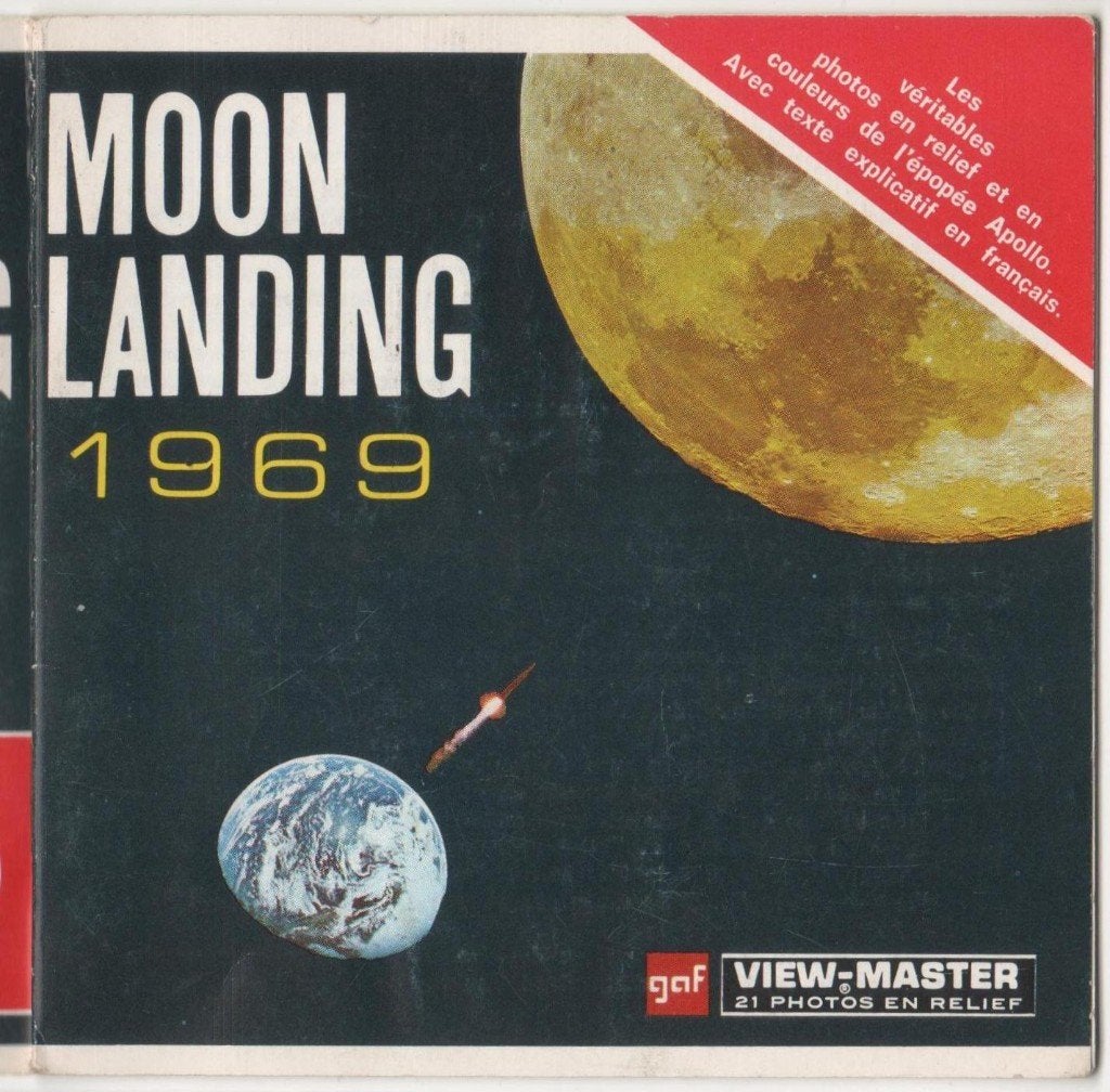 View-master Moon Landing Maan 1969 B 663 FR, Ophalen of Verzenden