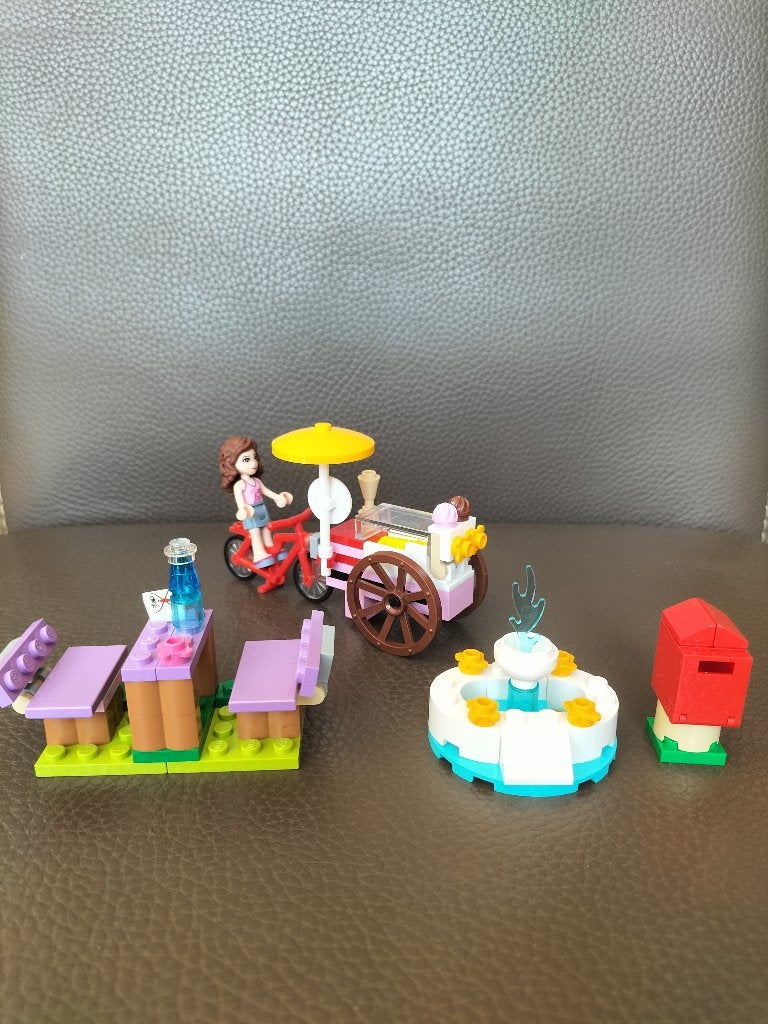 Lego friends set 41030 - Olivia's Ice cream bike, Ophalen, Lego, Zo goed als nieuw, Complete set