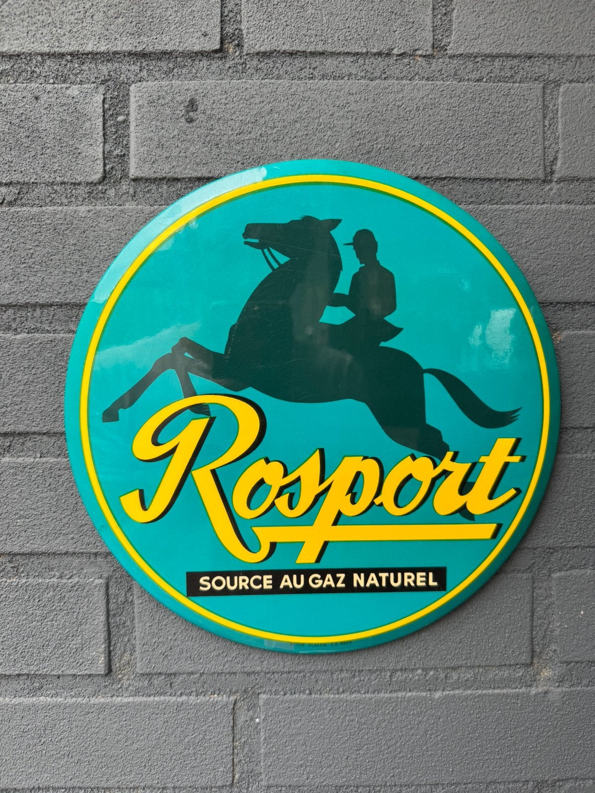 Rosport oud reclame bord, Verzamelen, Ophalen of Verzenden, Gebruikt, Reclamebord