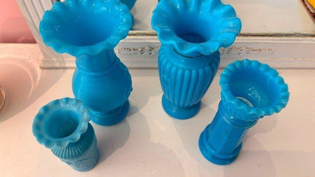 Lot de 4 vases, Antiquités & Art, Antiquités | Vases, Enlèvement