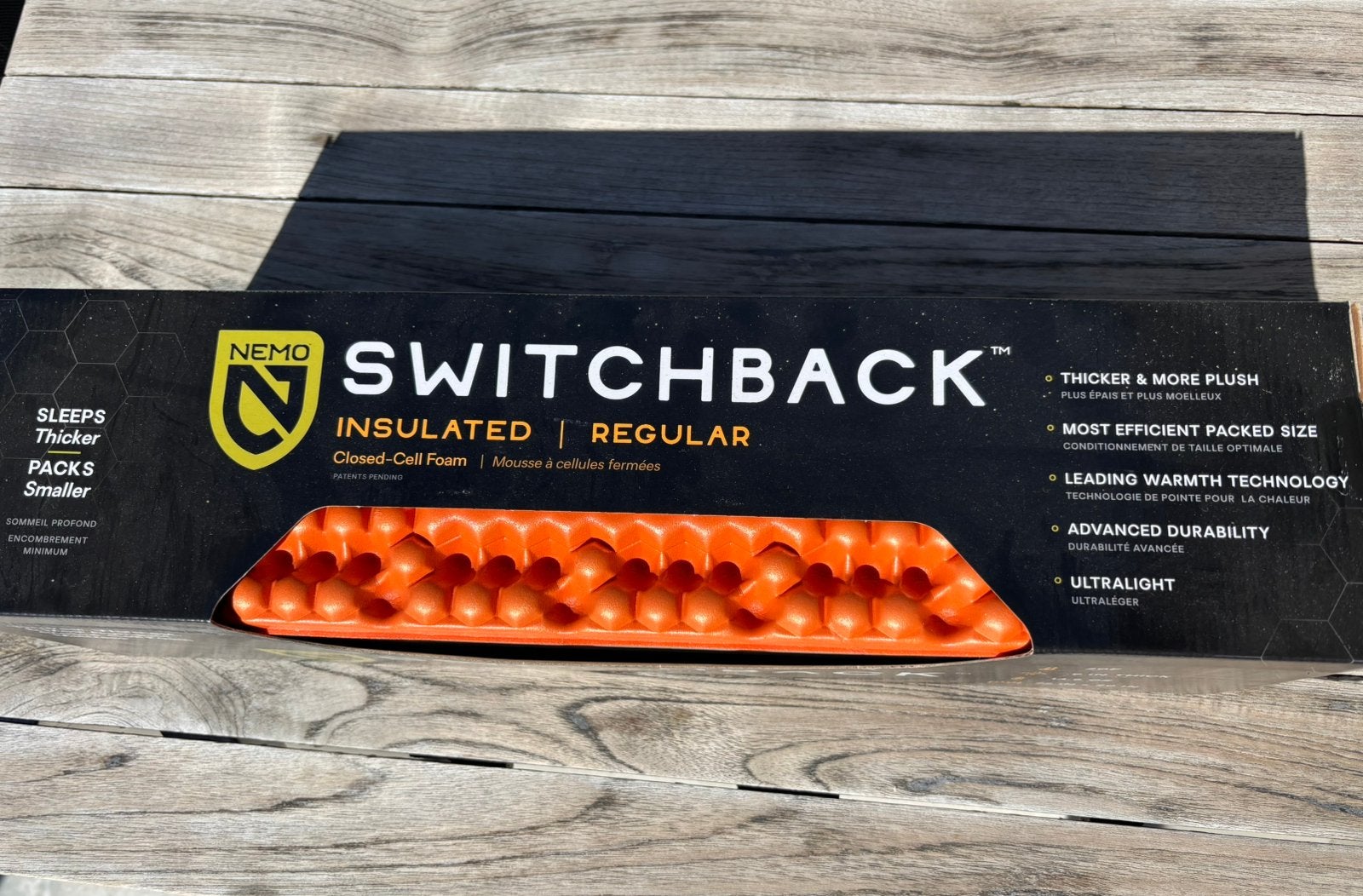 Nemo switchback regular - slaapmatje, Caravans en Kamperen, Ophalen of Verzenden, Nieuw, 1-persoons