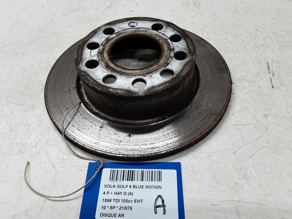 FREIN DISQUE ARRIÈRE Volkswagen Golf Plus (5M1 / 1KP), Autos : Pièces & Accessoires, Utilisé, Volkswagen