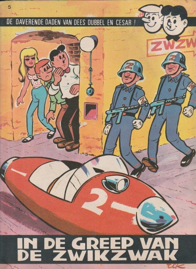 DEES DUBBEL EN CESAR NUMMERS 5 EN 6 EERSTE DRUKKEN VAN 1966, Boeken, Gelezen, Ophalen of Verzenden, Rik Clemant (Rik Leeman), Meerdere stripboeken