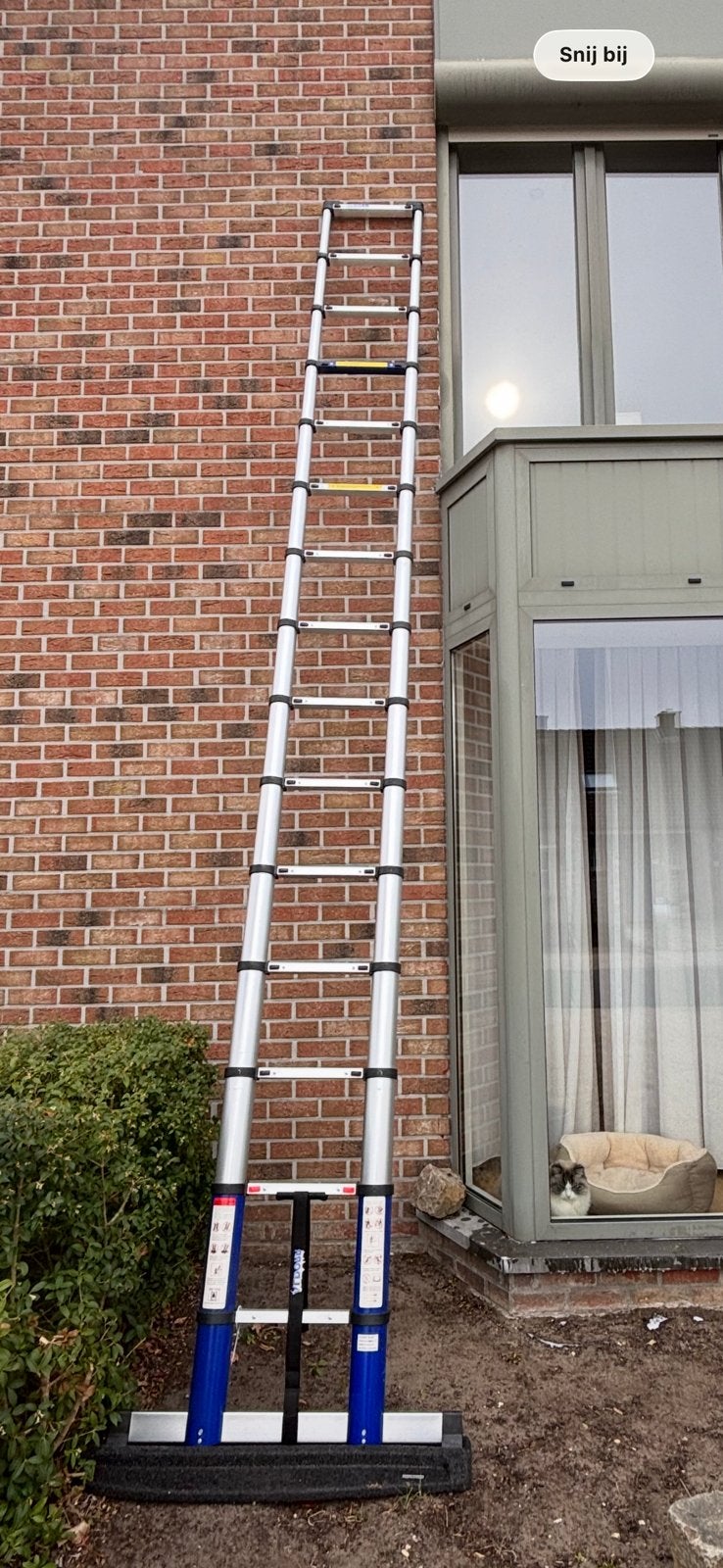 Telescopische ladder, Enlèvement, Comme neuf, Échelle