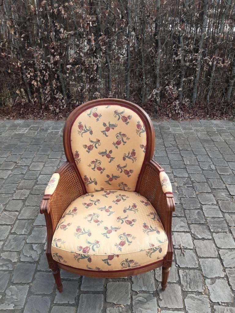 Zetel, Lodewijk XVI-stijl, Moins de 150 cm, Une personne, Tissus