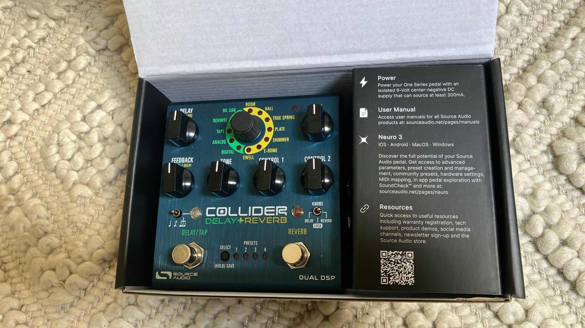 Audio Source Collider, Muziek en Instrumenten, Effecten, Ophalen, Zo goed als nieuw, Reverb