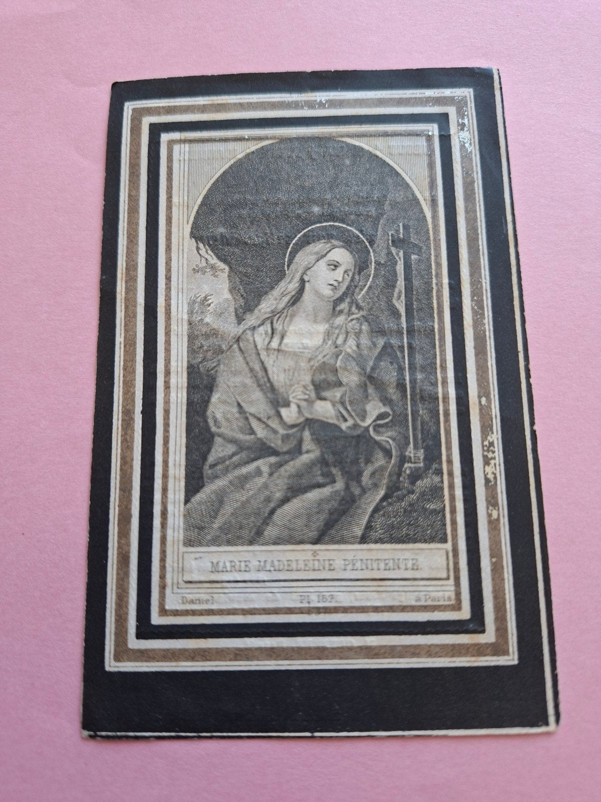 Carte de prière, Enlèvement ou Envoi, Image pieuse
