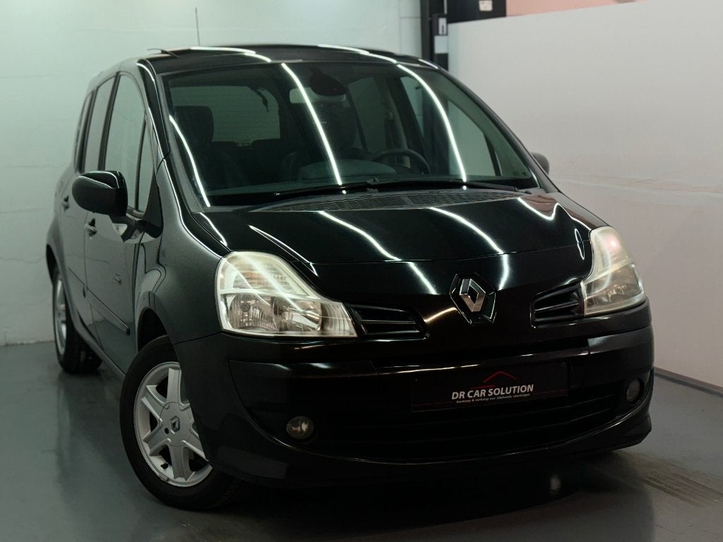 Renault modus Initiale 1.2i ac pano dak leder 2010 lezok, Autos, Entreprise, Garantie prolongée, Noir, 5 portes