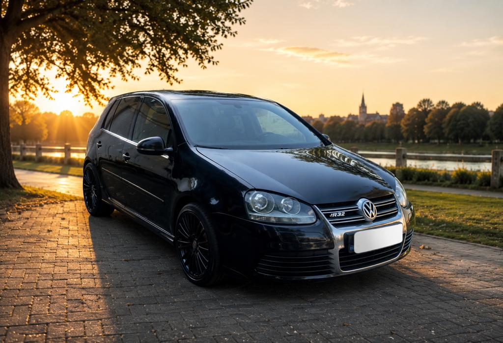 Dikke Golf R32*DSG*PANO*LEER*5DRS*, Autos, Achat, 5 portes, Automatique, Quatre roues motrices / 4X4