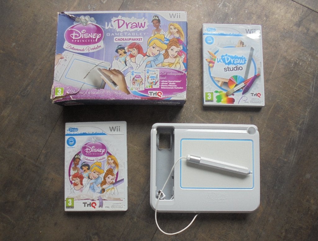U Draw Studio + Disney + Game Pad voor Wii (zie foto's), Puzzel en Educatief, Gebruikt, 1 speler, Ophalen of Verzenden