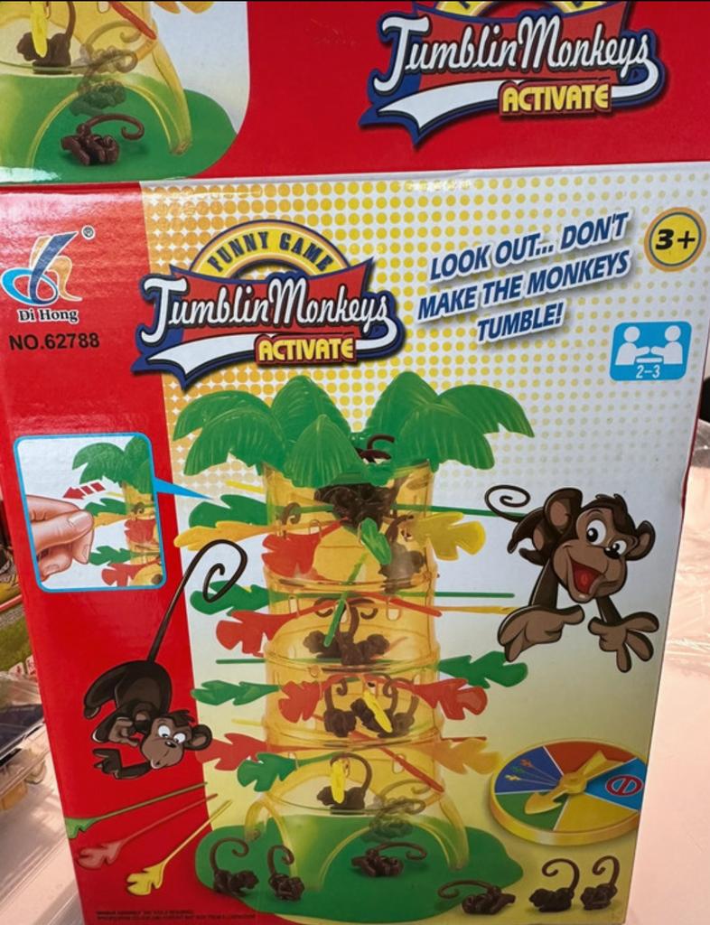 Jeu de société Jumblin' Monkeys Activate - Tumblin' Monkeys, Hobby & Loisirs créatifs, Trois ou quatre joueurs, Enlèvement, Comme neuf
