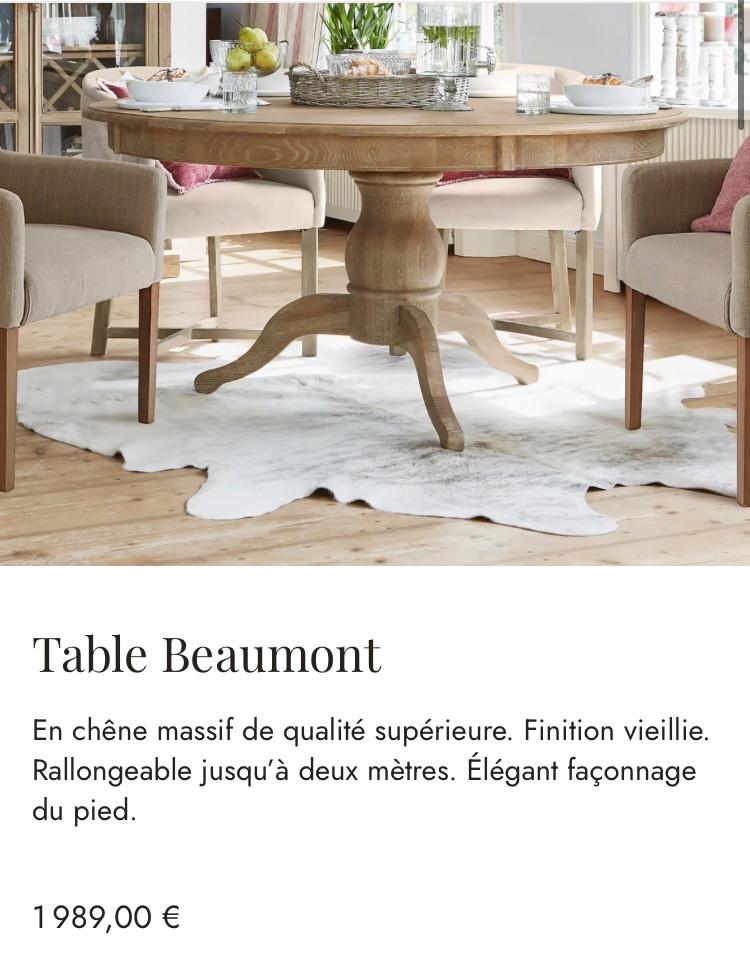Table ronde chêne massif, Maison & Meubles, Enlèvement, Comme neuf, Rond, Chêne