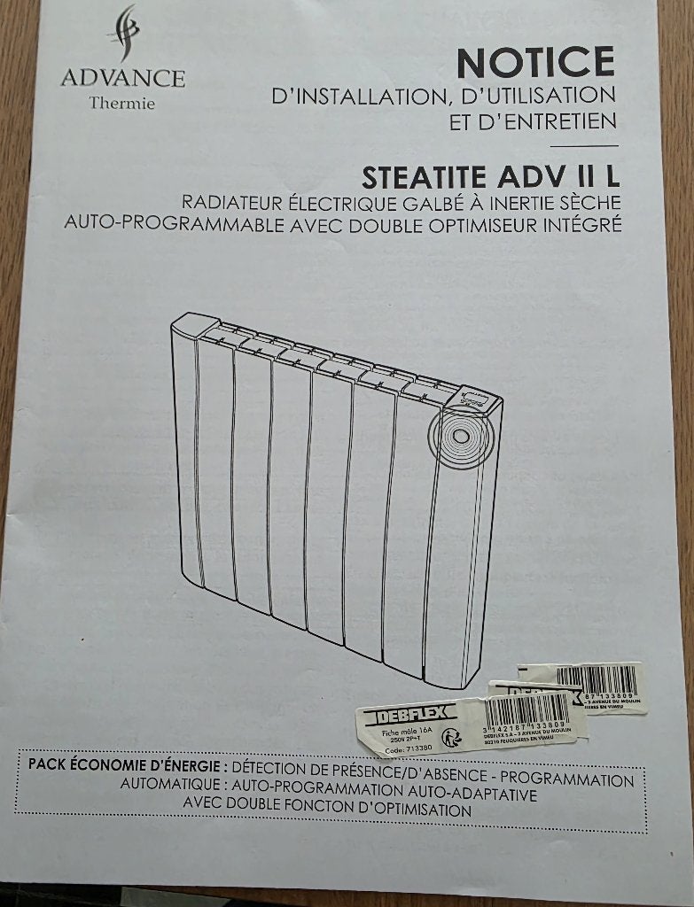 Radiateur électrique sans bain d'huile, Bricolage & Construction, 800 watts ou plus, Comme neuf, Enlèvement, Radiateur