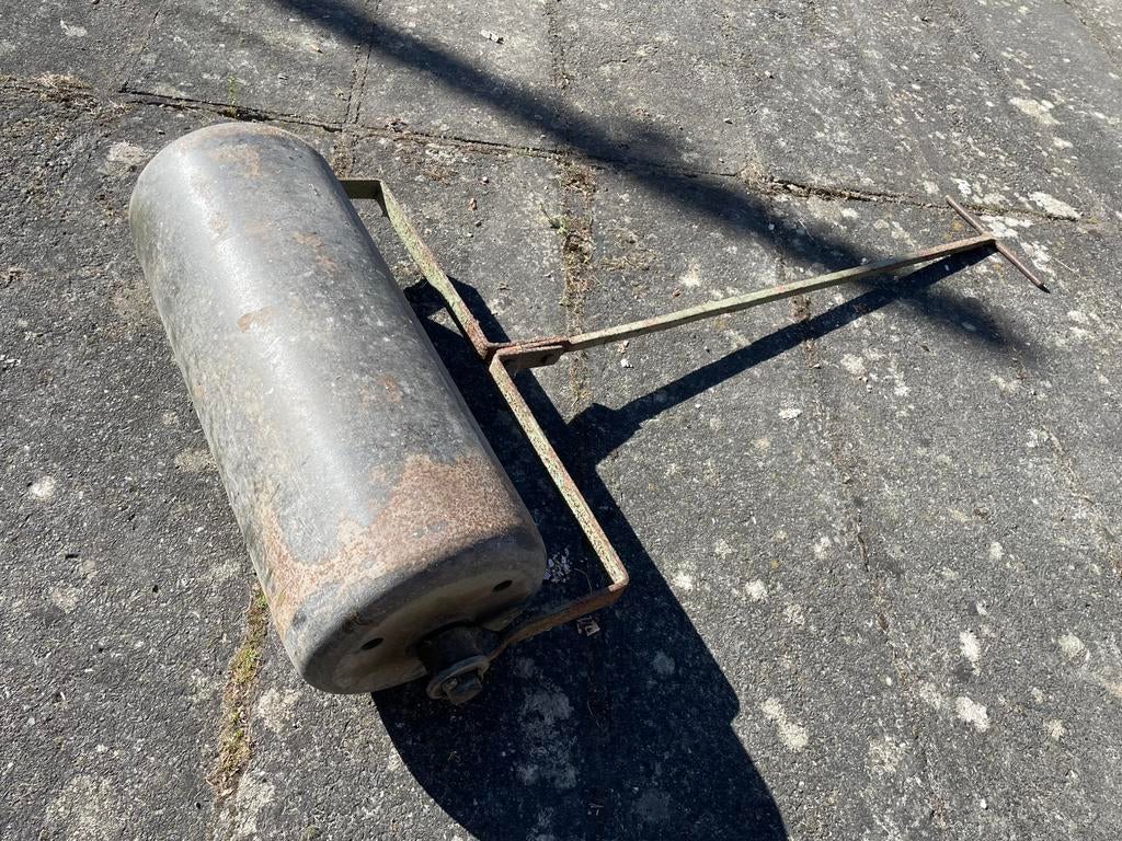 Metalen gazonwals, Ophalen, Gebruikt