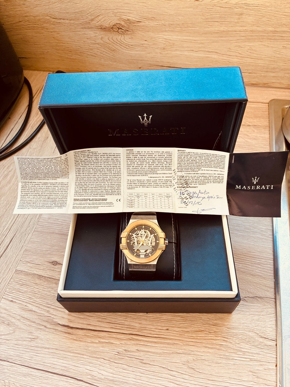 Montre automatique Maserati, Bijoux, Sacs & Beauté, Montres | Hommes, Enlèvement, Comme neuf, Or, Or